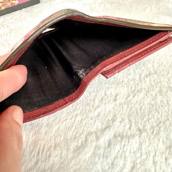 Gucci Flora Compact Wallet Wristlet clutch GOOD USED BEAUTIFUL - Picture 13 of 16